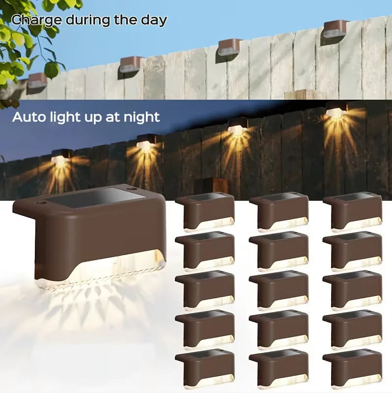 Solar Garden Deck and Step Lights