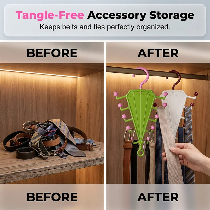 Space-Saving Multifunction Clothes Hanger