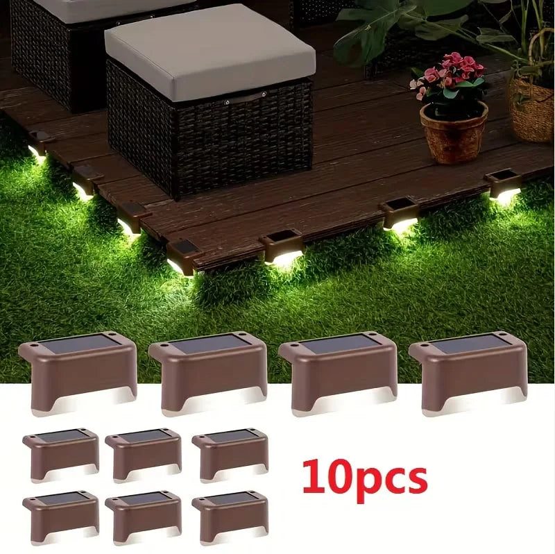 Solar Garden Deck and Step Lights