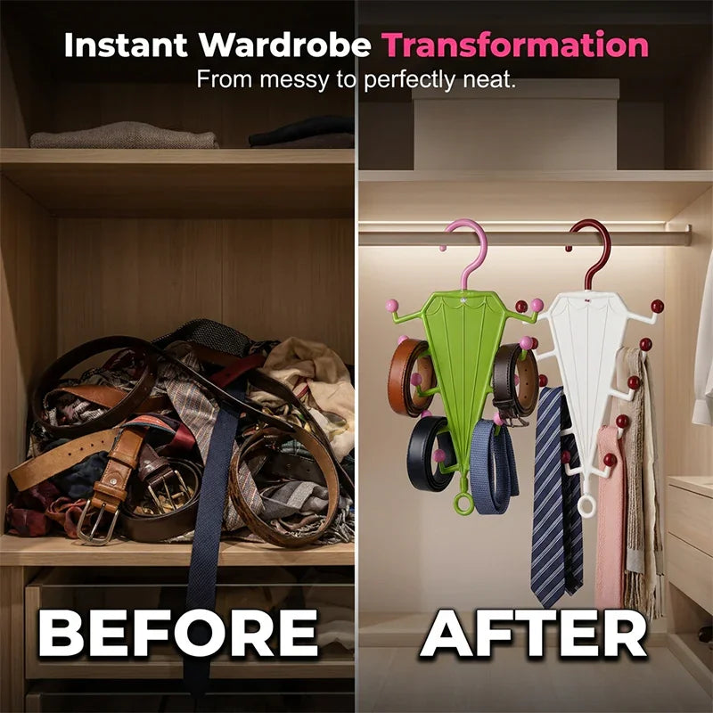 Space-Saving Multifunction Clothes Hanger
