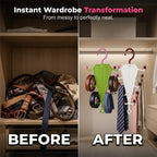 Space-Saving Multifunction Clothes Hanger