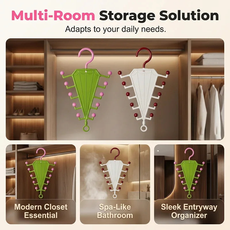 Space-Saving Multifunction Clothes Hanger