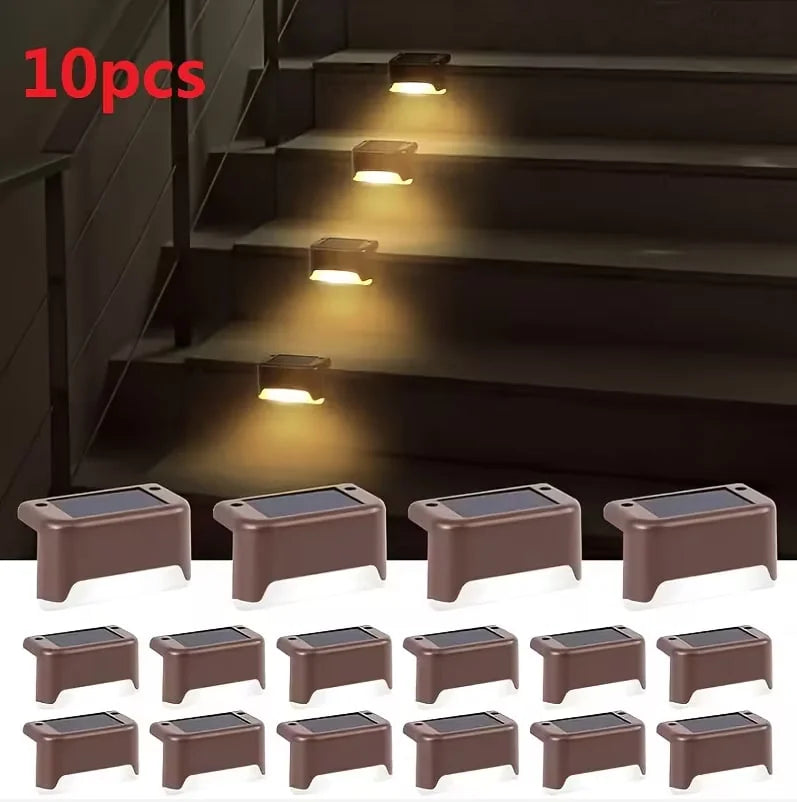 Solar Garden Deck and Step Lights