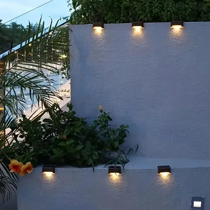 Solar Garden Deck and Step Lights