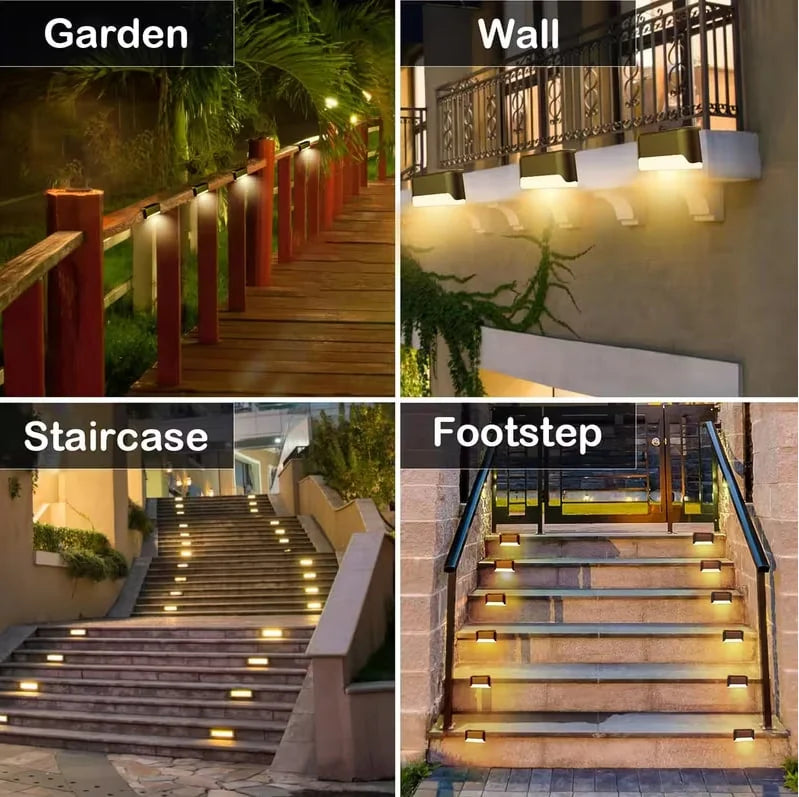 Solar Garden Deck and Step Lights