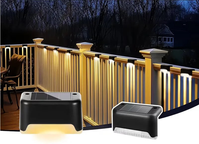 Solar Garden Deck and Step Lights