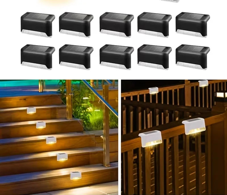 Solar Garden Deck and Step Lights