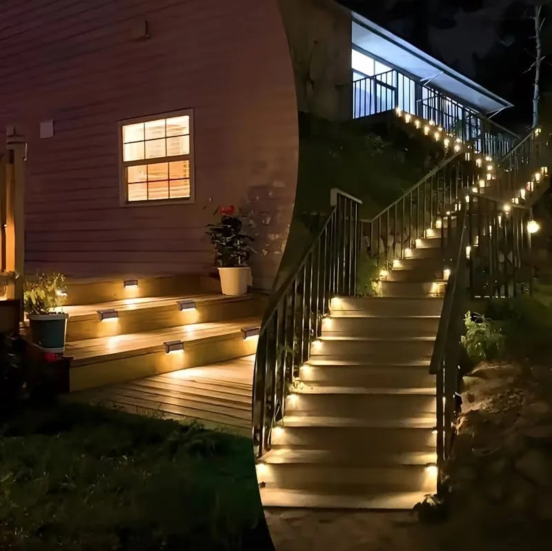 Solar Garden Deck and Step Lights