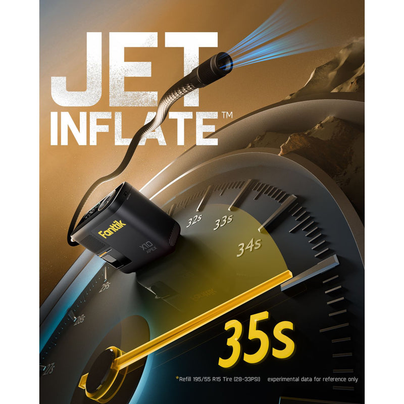 Fanttik X10 APEX Tire Inflator - features