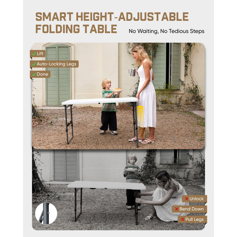FanttikOutdoor Zeta X4 Pro 4ft Folding Table - gallery 4