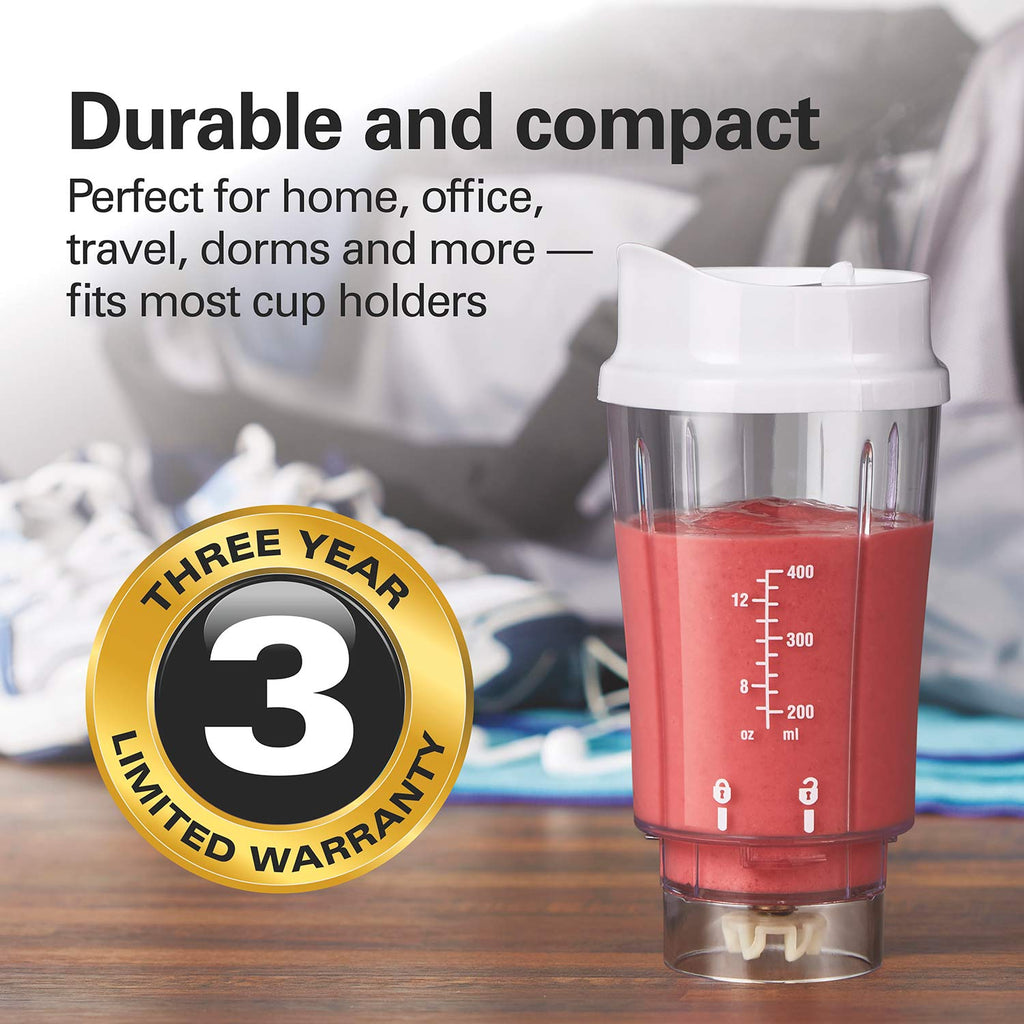 Hamilton Beach Smoothie Blender with 2 Travel Jars and 2 Lids (51102G) - gallery 5