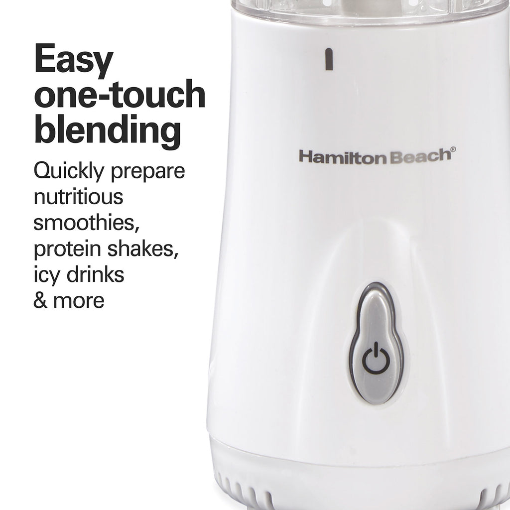 Hamilton Beach Smoothie Blender with 2 Travel Jars and 2 Lids (51102G) - gallery 6