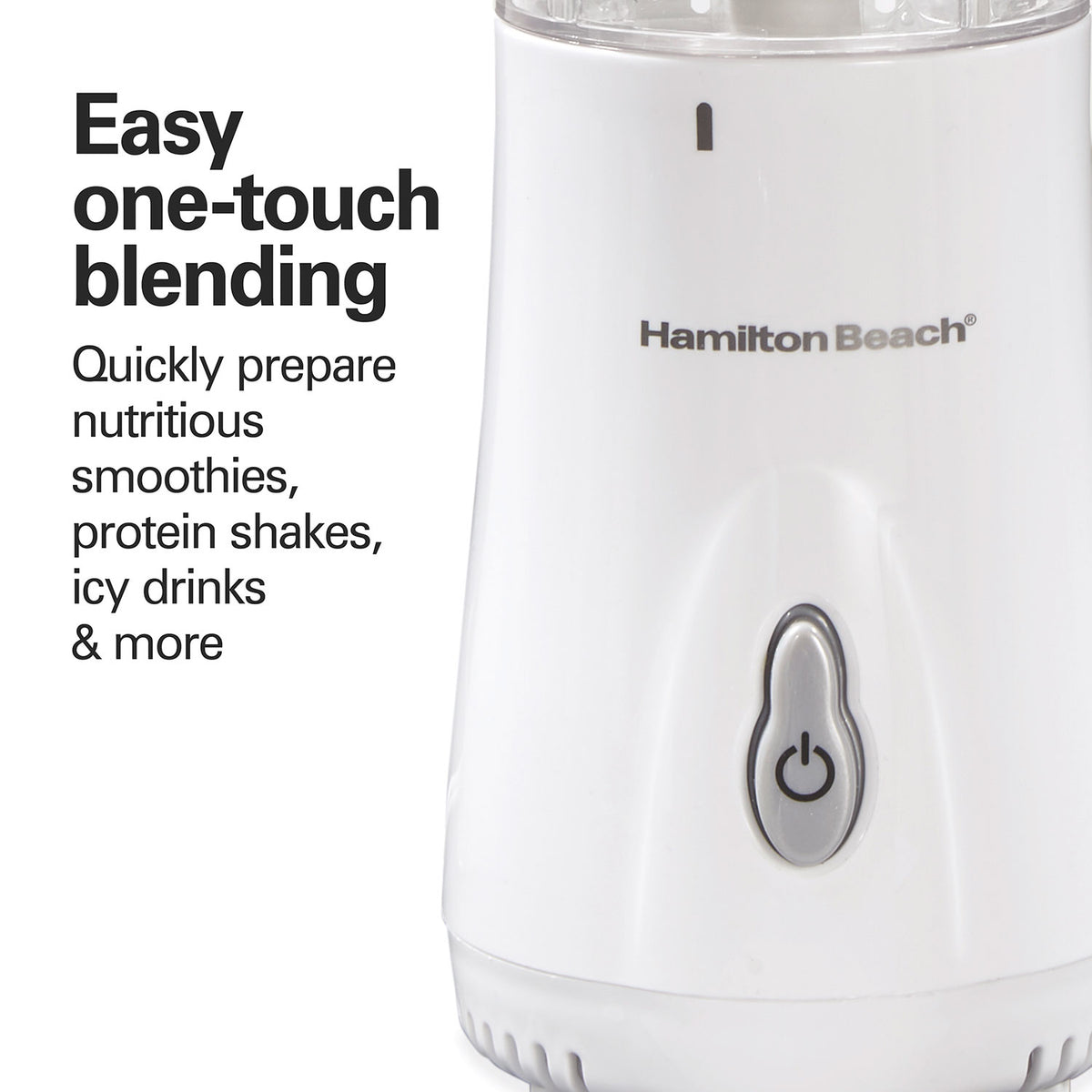 Hamilton Beach Smoothie Blender with 2 Travel Jars and 2 Lids (51102G) - gallery 6