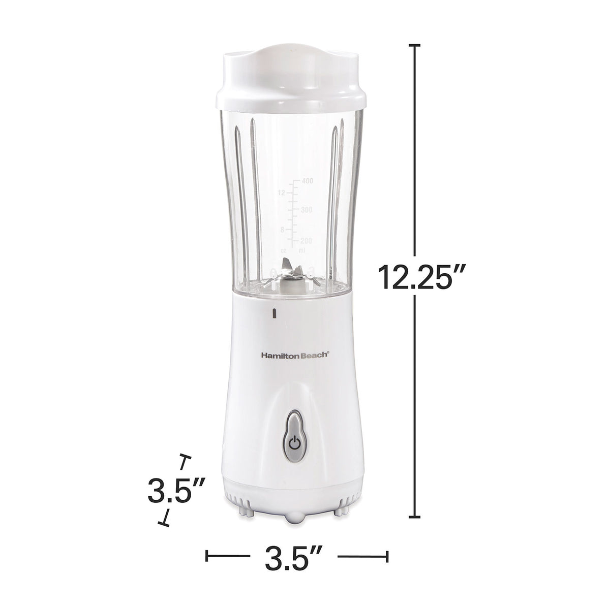 Hamilton Beach Smoothie Blender with 2 Travel Jars and 2 Lids (51102G) - gallery 8