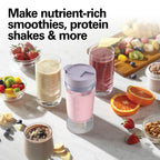 Hamilton Beach Personal Blender with Leak-Proof Travel Lid, Light Purple (51191G) - gallery 3
