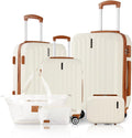 UUH 6-Piece Hardshell Luggage Set with TSA Locks