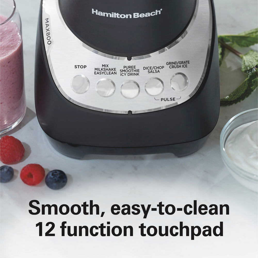 Hamilton Beach Wave-Action Quiet Blender, Black (53530J) - gallery 4