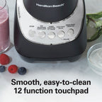 Hamilton Beach Wave-Action Quiet Blender, Black (53530J) - gallery 4