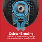 Hamilton Beach Wave-Action Quiet Blender, Black (53530J) - gallery 5