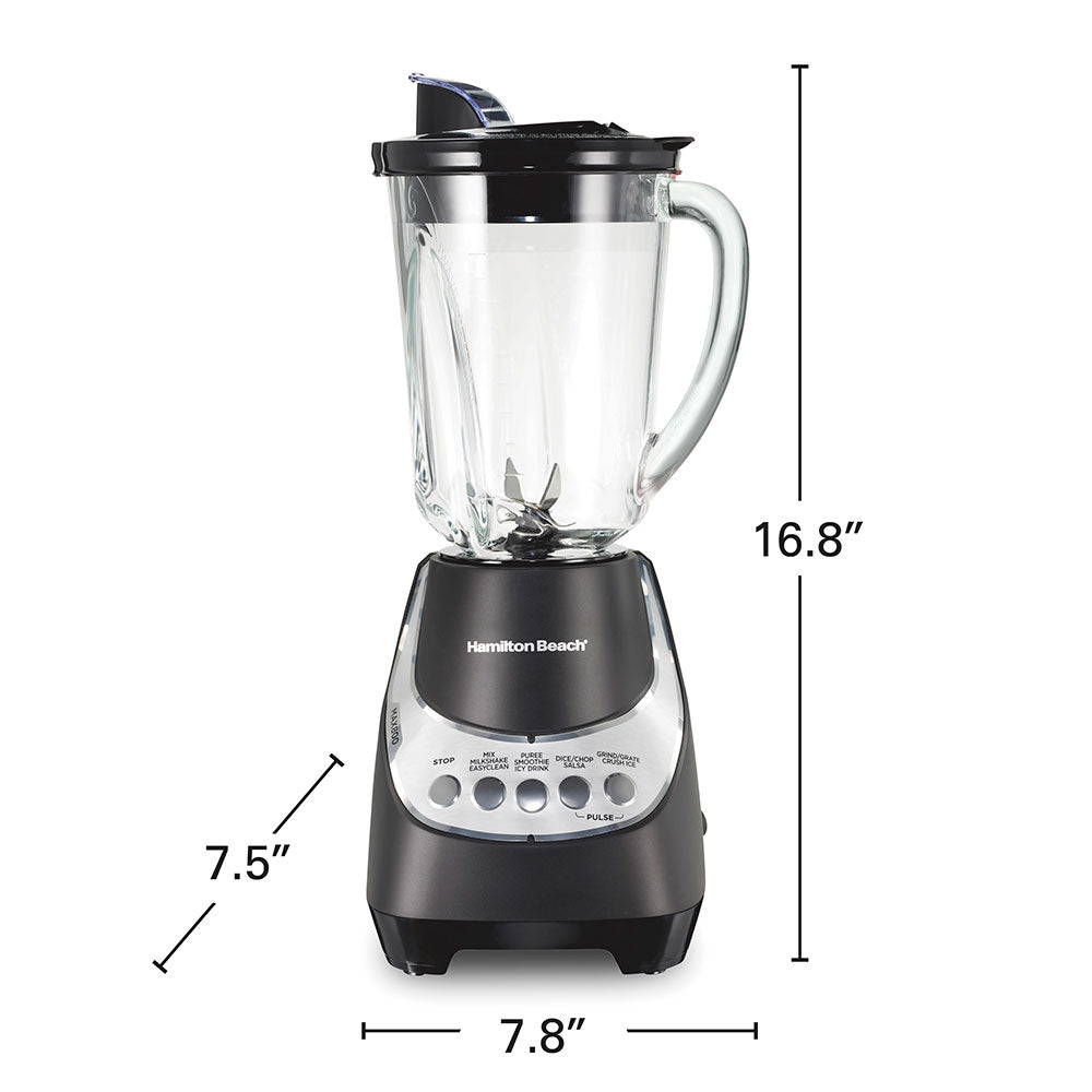 Hamilton Beach Wave-Action Quiet Blender, Black (53530J) - gallery 8