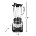 Hamilton Beach Wave-Action Quiet Blender, Black (53530J) - gallery 8