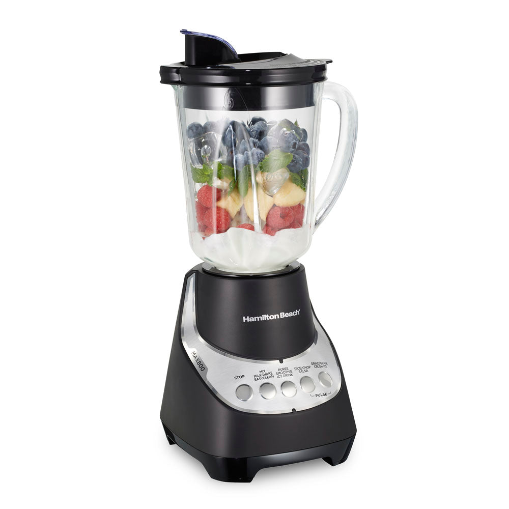 Hamilton Beach Wave-Action Quiet Blender, Black (53530J)