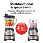 Hamilton Beach 2-in-1 Blender and Food Chopper (58149J) - gallery 2