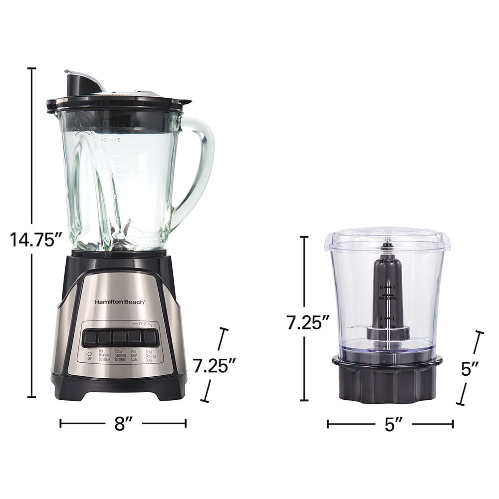Hamilton Beach 2-in-1 Blender and Food Chopper (58149J) - gallery 8
