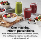 Hamilton Beach PowerMax Professional-Performance Blender, Grey (58600J) - gallery 2