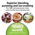 Hamilton Beach PowerMax Professional-Performance Blender, Grey (58600J) - gallery 3