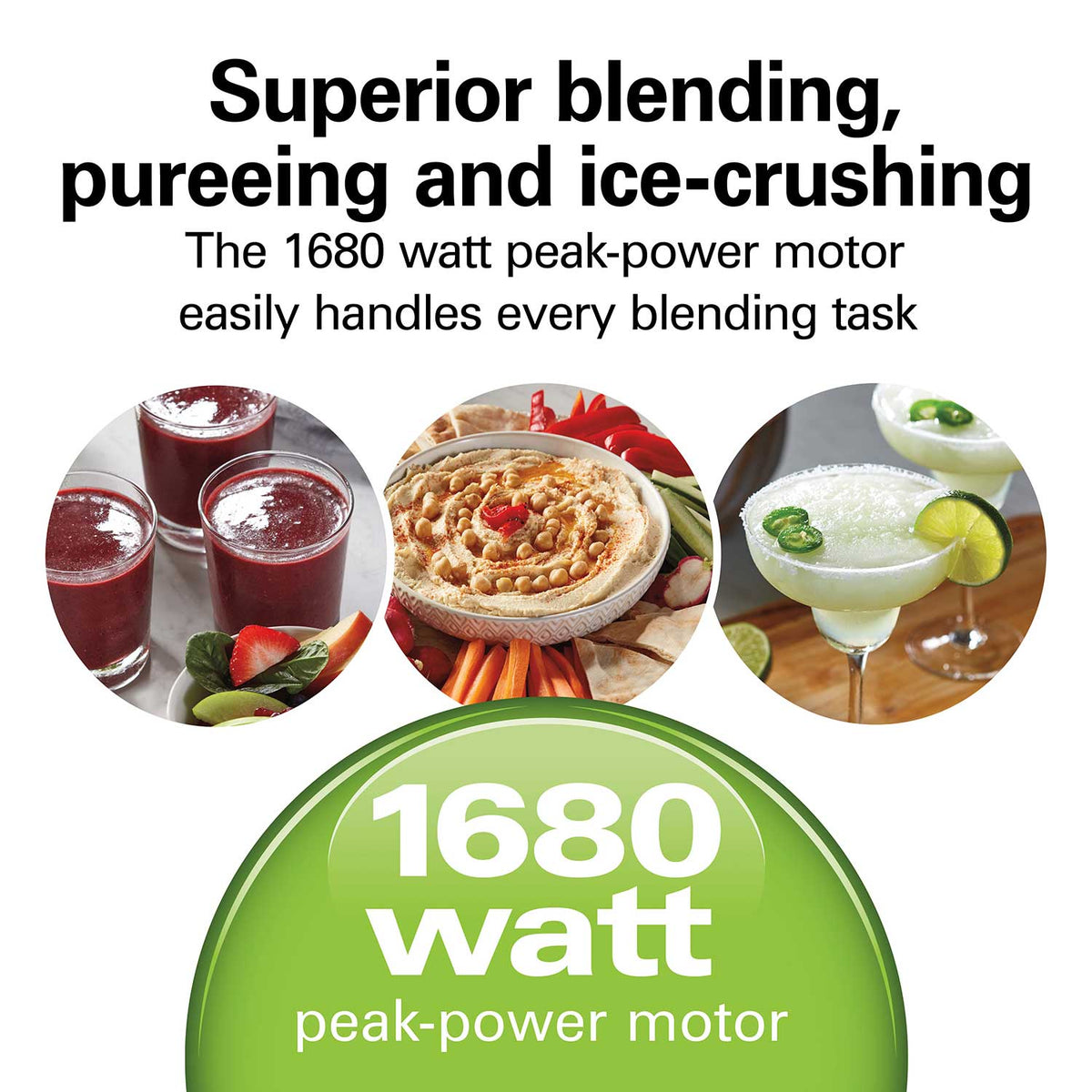 Hamilton Beach PowerMax Professional-Performance Blender, Grey (58600J) - gallery 3