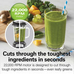 Hamilton Beach PowerMax Professional-Performance Blender, Grey (58600J) - gallery 4