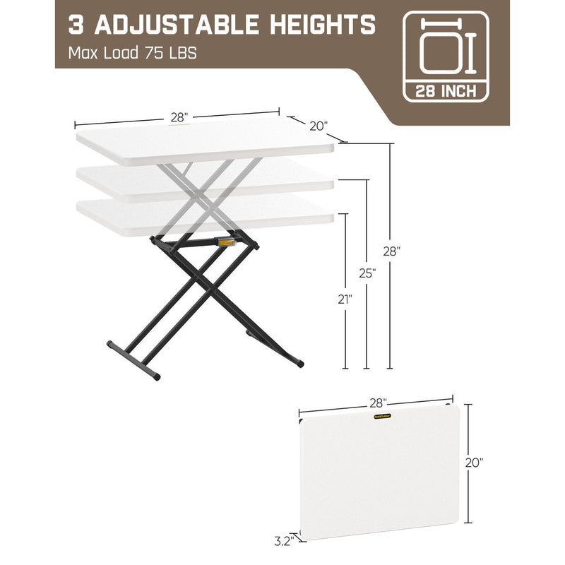 FanttikOutdoor Zeta X1 Pro 28-inch Quick Pop Up Table - features