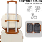 UUH 6-Piece Hardshell Luggage Set with TSA Locks