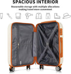 UUH 6-Piece Hardshell Luggage Set with TSA Locks