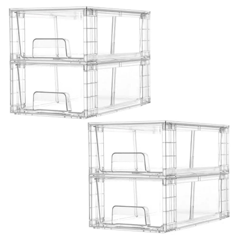 Roommark Stackable Plastic Storage Drawers