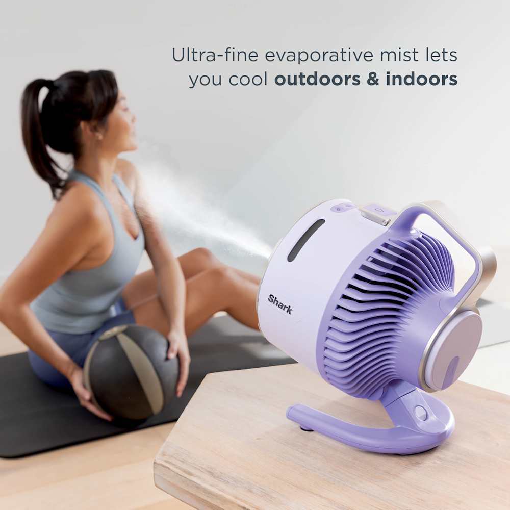Shark Portable Misting Fan & Ninja 36 Can Backpack Cooler Bundle (FA052FF) - image 2
