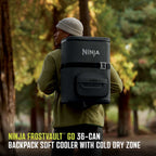 Shark Portable Misting Fan & Ninja 36 Can Backpack Cooler Bundle (FA052FF) - image 3