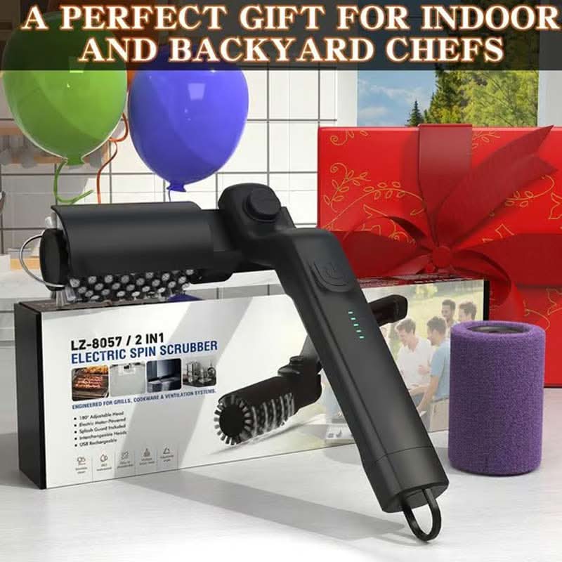 Cordless BBQ Grill Cleaning Brush